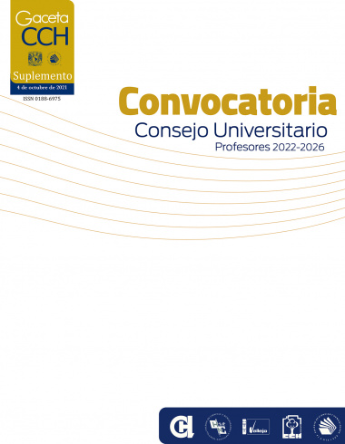 Convocatoria Consejo Universitario Profesores 2022-2026