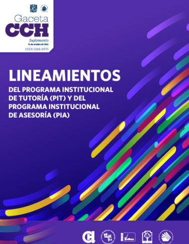 Lineamientos del Programa Institucional de Tutoría (PIT) y del Programa Institucional de Asesoría (PIA)