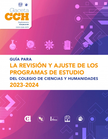 Guía para la revisión y ajuste de los Programas de Estudio del Colegio de Ciencias y Humanidades 2023-2024