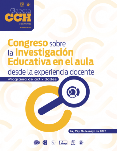 Congreso sobre la Investigación Educativa en el aula desde la experiencia docente. Programa de actividades