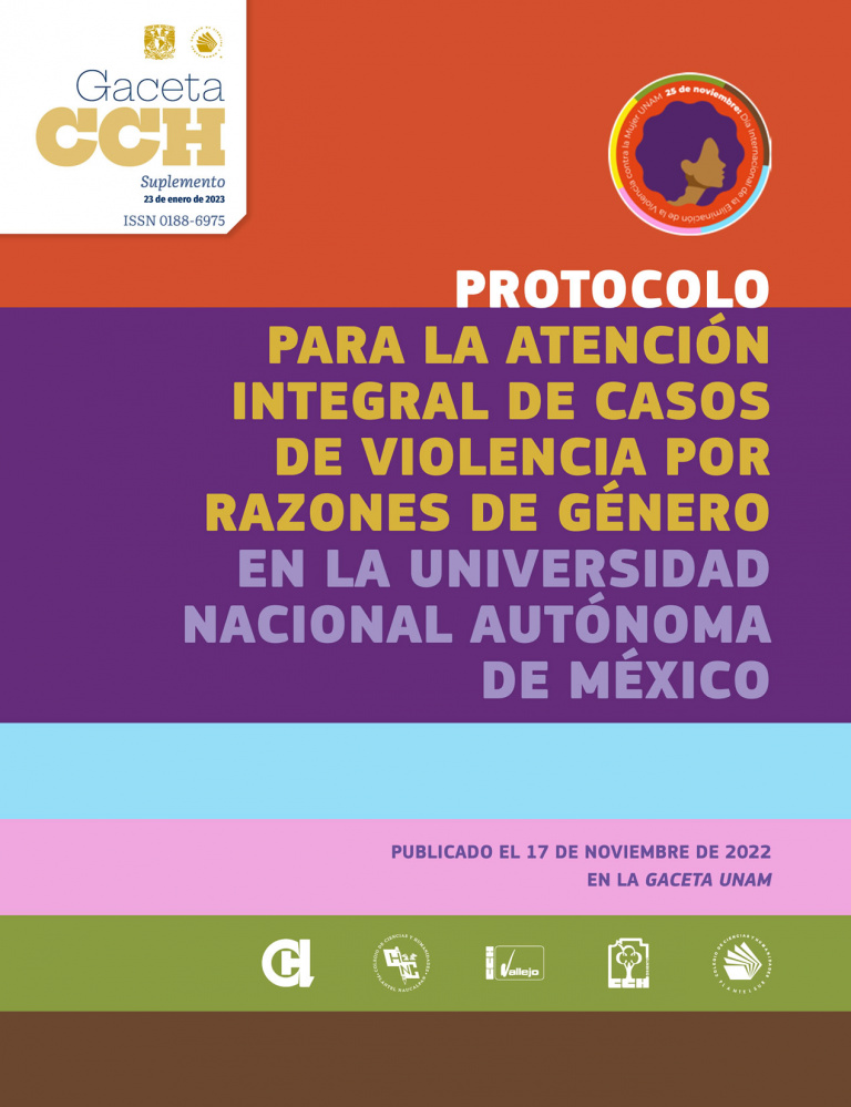 Protocolo para la atención integral de casos de violencia por razones de género en la UNAM